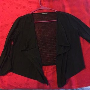 Michelle Lynn black shrug